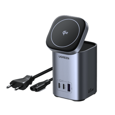 UGREEN Nexode USB-C Ladegerät (65W, 4-IN-1, Qi2)