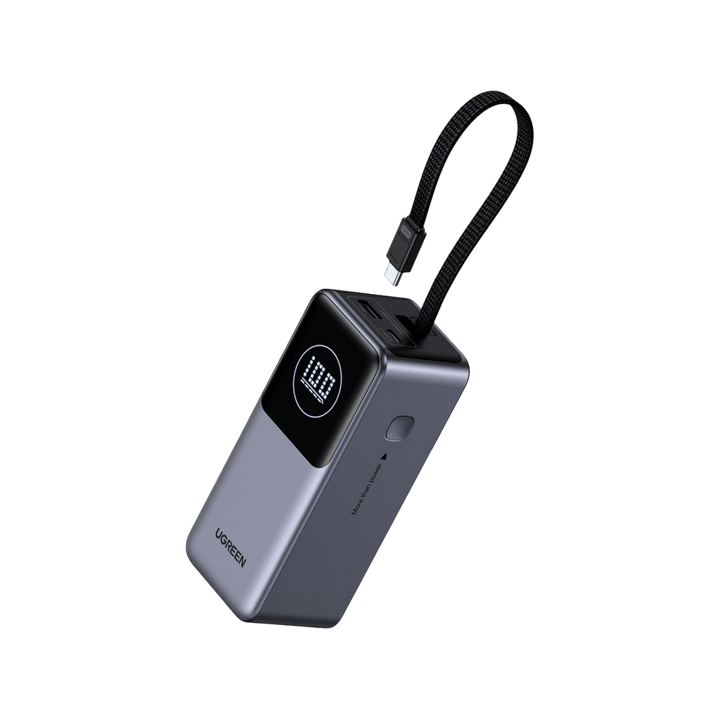 UGREEN Nexode Powerbank (20000mAh, 130W, integriertem Kabel) - Powerbank