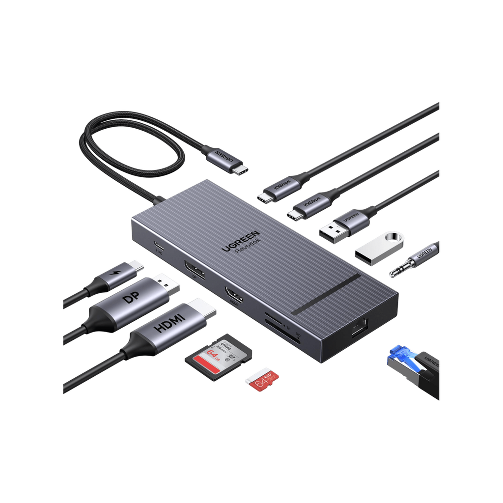 UGREEN Revodok Pro Dockingstation (11-in-1, 10Gbps, 100W)