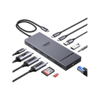 UGREEN Revodok Pro Dockingstation (12-in-1, Triple Display 4K@60Hz, 100W)