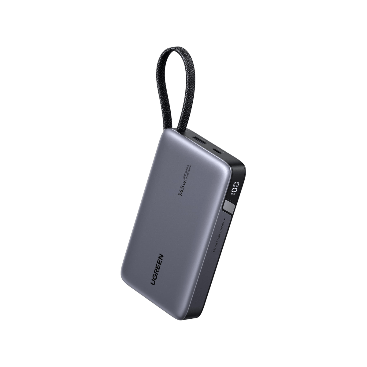 UGREEN Nexode Powerbank (20000mAh, 145W, integriertem Kabel) - Powerbank
