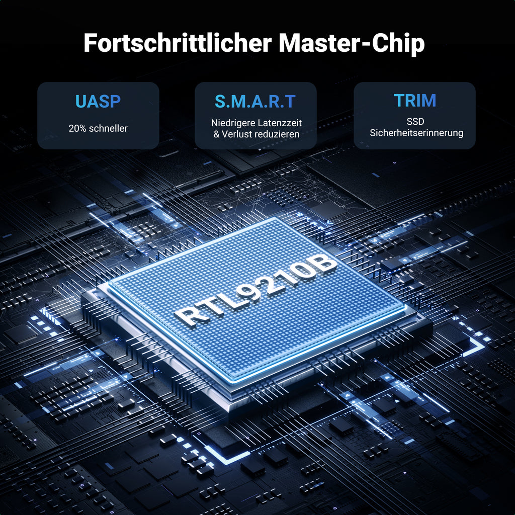 UGREEN USB 3.2 10Gbps M.2 NVMe & SATA Aluminium Gehäuse