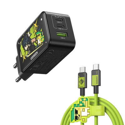 UGREEN Set-Angebot: Nexode Ladegerät + USB-C-Kabel*2 Genshin Impact Edition