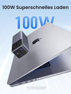 UGREEN Nexode Powerbank 12000mAh 100W bietet als powerbank ein 100W superschnelles Laden für leistungsstarke und schnelle Energieversorgung.