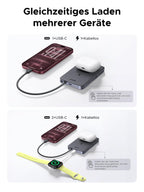 UGREEN MagFlow Air Ultra Slim Powerbank Magsafe 10000mAh Qi2 25W, PD45W