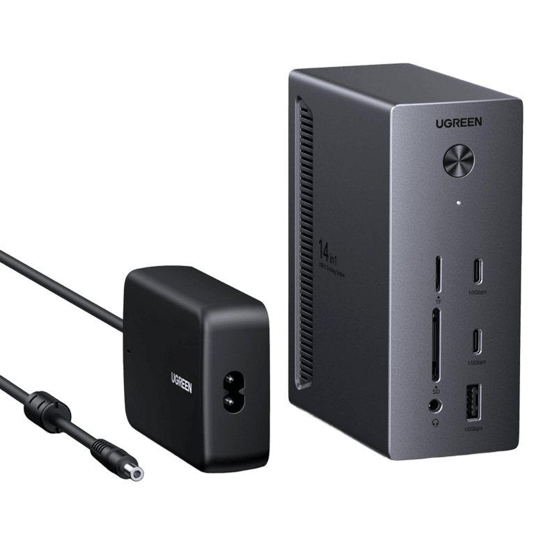 UGREEN Revodok Pro 14-in-1 USB-C-Dockingstation (10 Gbps, Triple 4K)