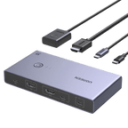 UGREEN USB - C und HDMI - KVM - Switch (4K@60Hz 2 Eingänge 1 Ausgang) - Switch