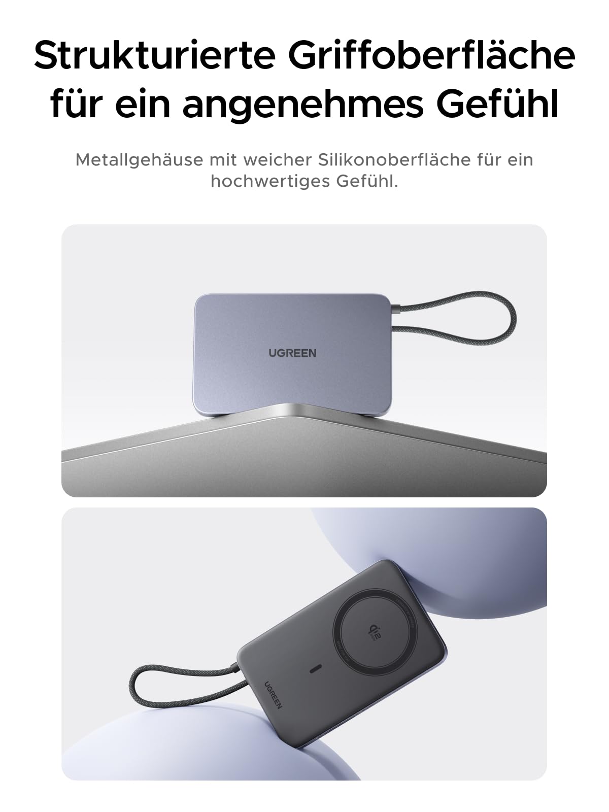 UGREEN MagFlow Air Ultra Slim Powerbank Magsafe 10000mAh Qi2 25W, PD45W