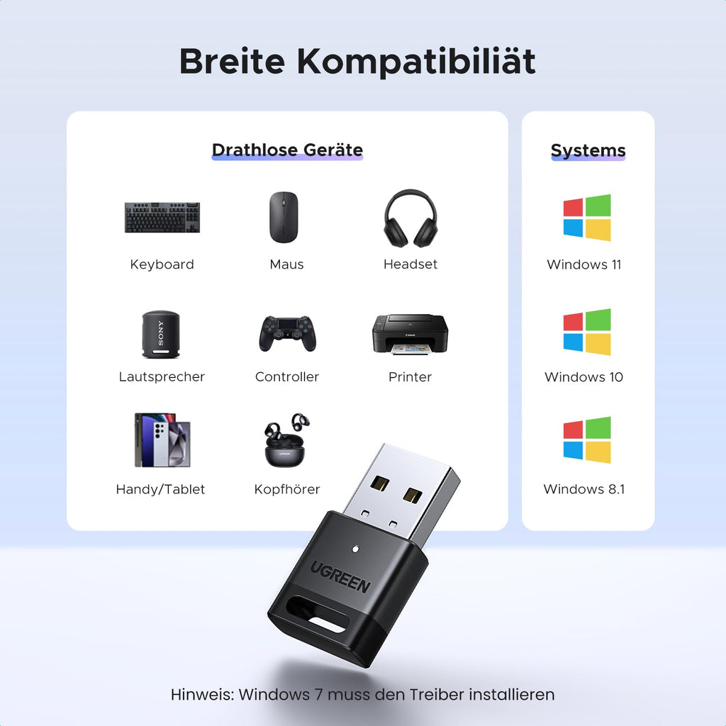 Upgrade 5.4 USB Bluetooth-adapter voor pc, nieuwe Bluetooth Stick, USB Bluetooth dongle voor muis, toetsenbord, hoofdtelefoon, tablet, Bluetooth-stick compatibel met Windows 8.1/10/11 Upgrade 5.4 USB Bluetooth-adapter voor pc, nieuwe Bluetooth Stick, USB Bluetooth dongle voor muis, toetsenbord, hoofdtelefoon, tablet, Bluetooth-stick compatibel met Windows 8.1/10/11