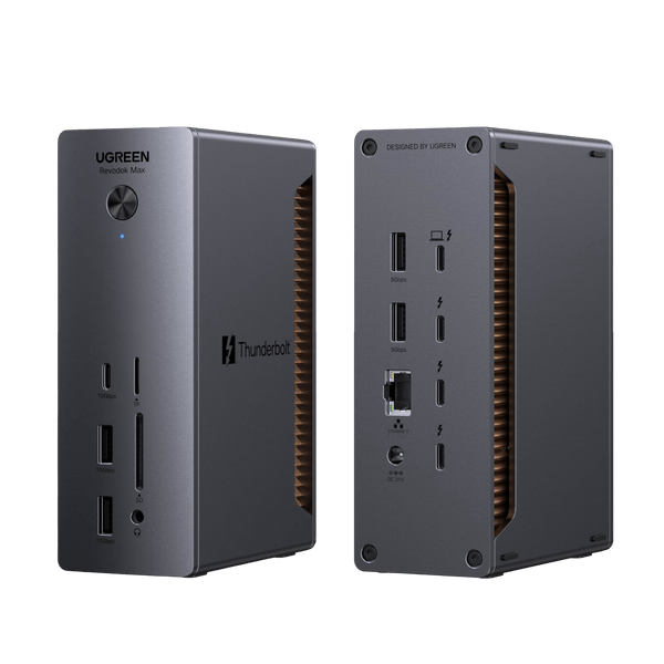 UGREEN Revodok Max 2131 Dockingstation (13 - in - 1, 140W, Thunderbolt 5) - Dockingstation