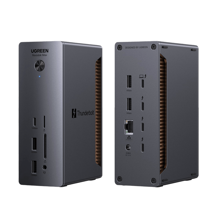 UGREEN Revodok Max 2131 Dockingstation (13 - in - 1, 140W, Thunderbolt 5) - Dockingstation
