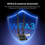 UGREEN AX1800 PCIe WLAN Karte für PC Netzwerkkarte