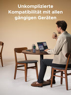 UGREEN Nexode Powerbank 20000mAh 165W mit ausziehbarem USB-C-Kabel – Reiseladegerät für jede Reise mit unkomplizierter Kompatibilität für alle gängigen Geräte