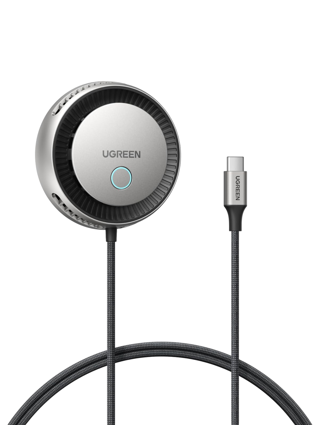 UGREEN MagFlow Pro Magnetisches kabelloses Ladegerät (Qi2 25 W, intelligentes Kühlsystem)