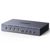 UGREEN LAN Switch mit 4X 10G RJ45+4X 10G SFP+, 10G Netzwerk Switch