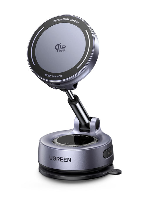 UGREEN Magflow Qi2 25W Autohalterung mit Ladefunktion, MagSafe-Kompatibel