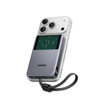 UGREEN MagFlow Pro Magnetische Powerbank (10.000 mAh, Qi2 25 W, integriertes 45-W-USB-C-Kabel)