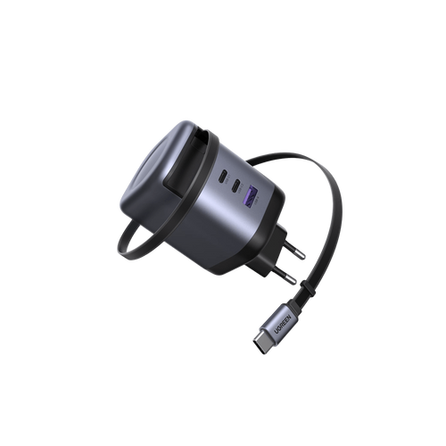 UGREEN Nexode Ladegerät (100W) mit ausziehbarem USB-C-Kabel