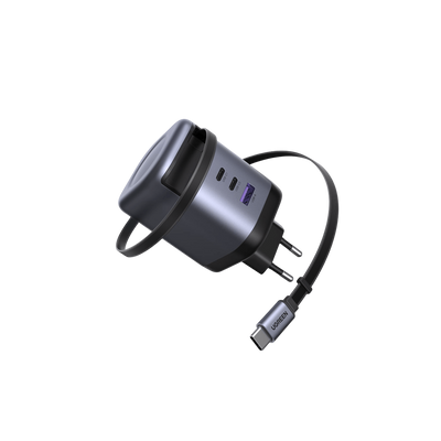 UGREEN Nexode Ladegerät (100W) mit ausziehbarem USB-C-Kabel