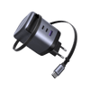 UGREEN Nexode Ladegerät (100W) mit ausziehbarem USB-C-Kabel - Ladegerät