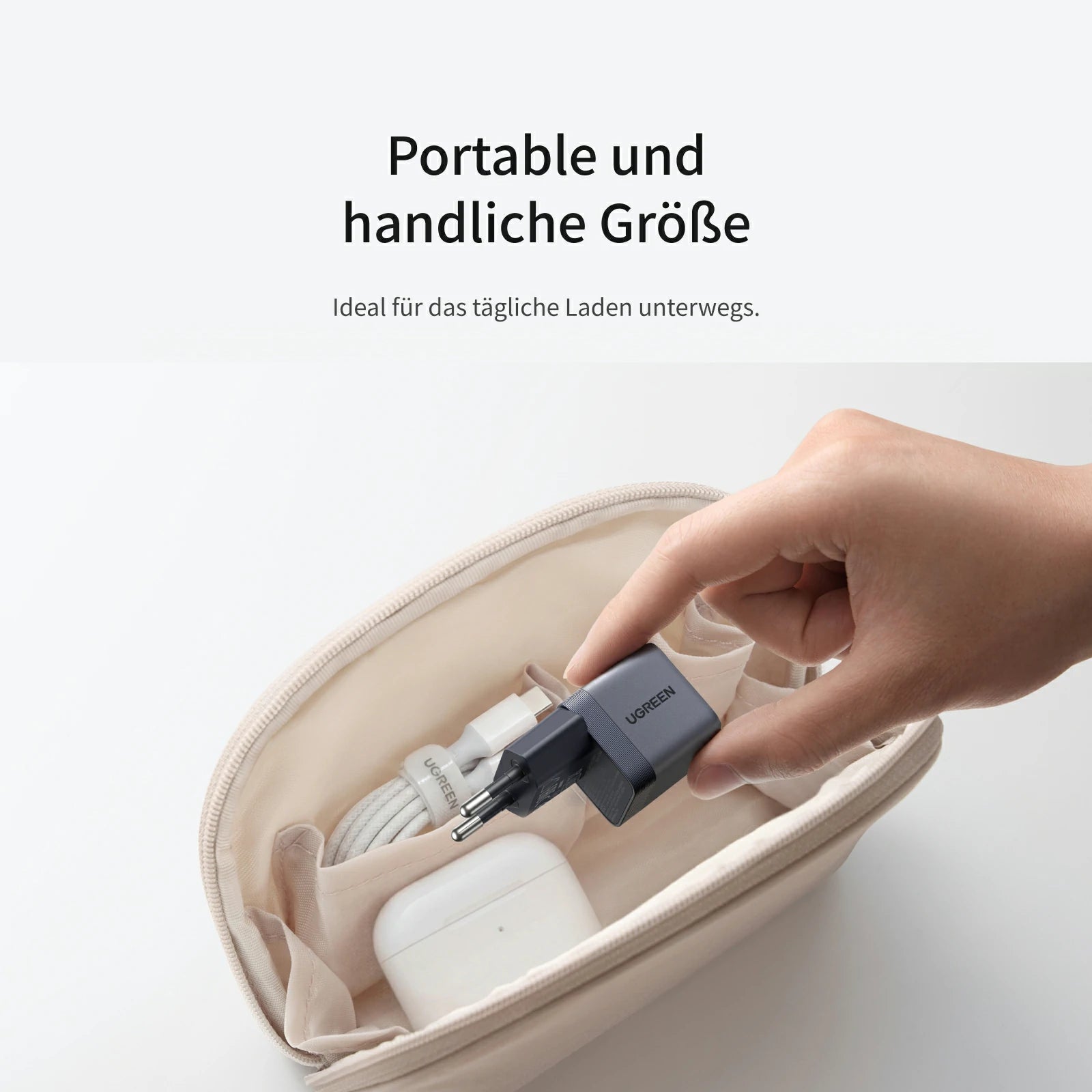 UGREEN Nexode Air USB - C Ladegerät (45W, GaN, Klappstecker) - Ladegerät
