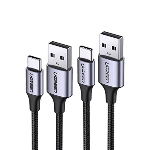 UGREEN QC 3.0 USB-C auf USB-A Schnellladekabel 2 Stück (1M+2M)