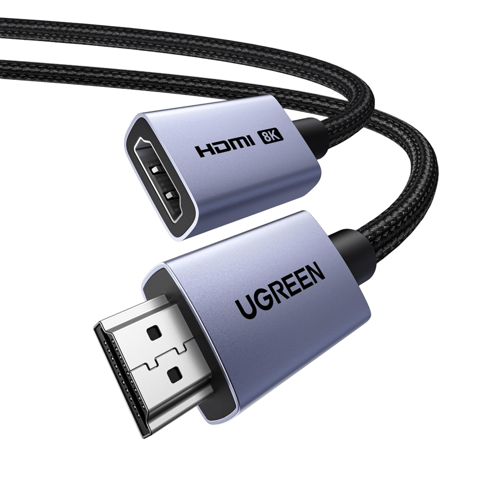 UGREEN HDMI - 2.1 - Verlängerungskabel (8K 60Hz, 48 Gbps, Stecker auf Buchse) - Kabel