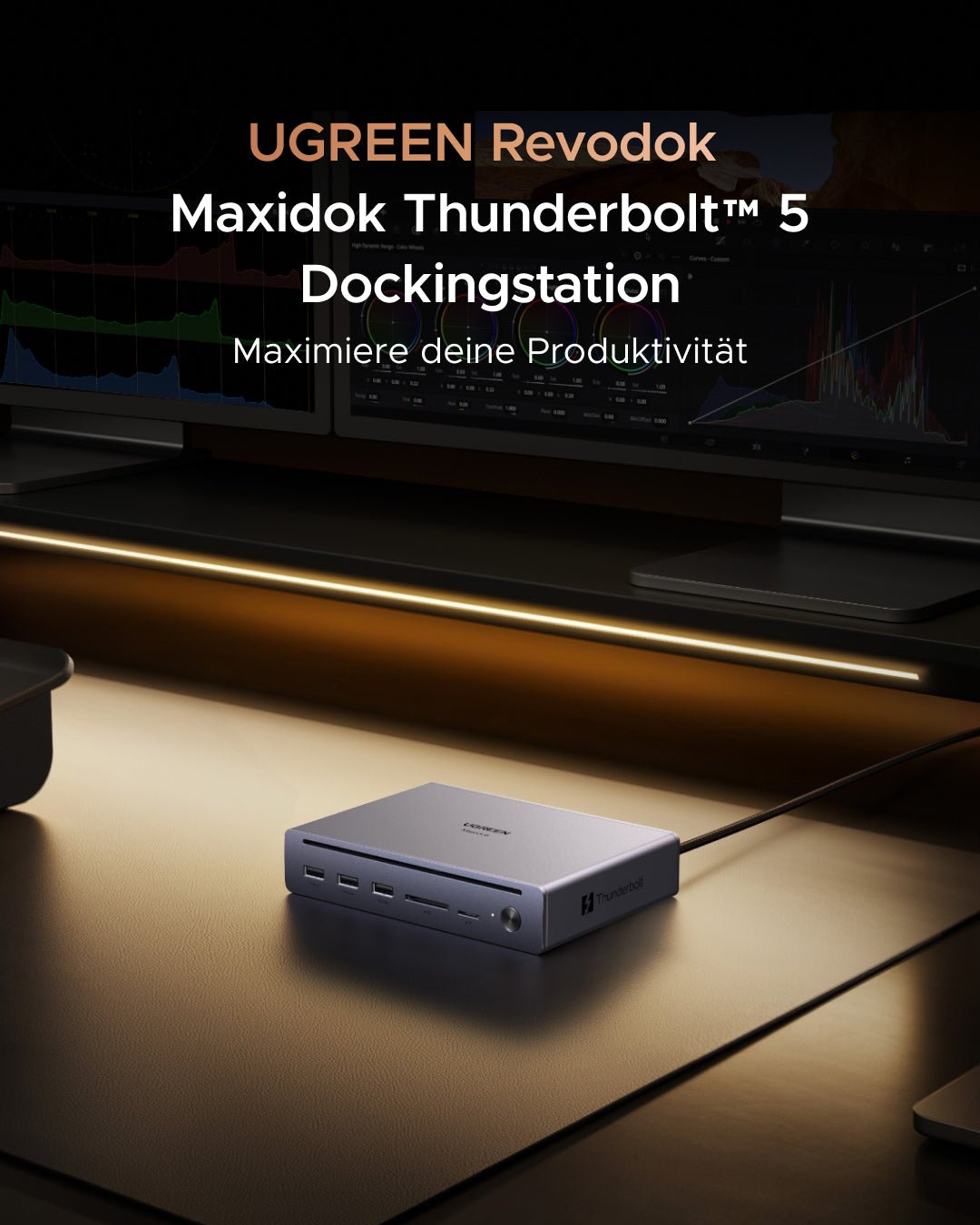 UGREEN Maxidok 10-in-1 Thunderbolt™ 5 Dockingstation | UGREEN DE