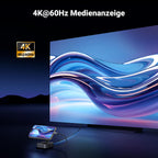 UGREEN Magnetischer USB-C Hub (4-in-1, Faltbarer, 5Gbps, 4K60Hz, 100W) liefert als docking station eine klare 4K@60Hz Medienanzeige für detailreiche Wiedergabe auf großen Displays.