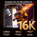 UGREEN 16K Displayport Kabel 2.1 16K 10K 60Hz 8K 120Hz 4K 240Hz 165Hz (5M)