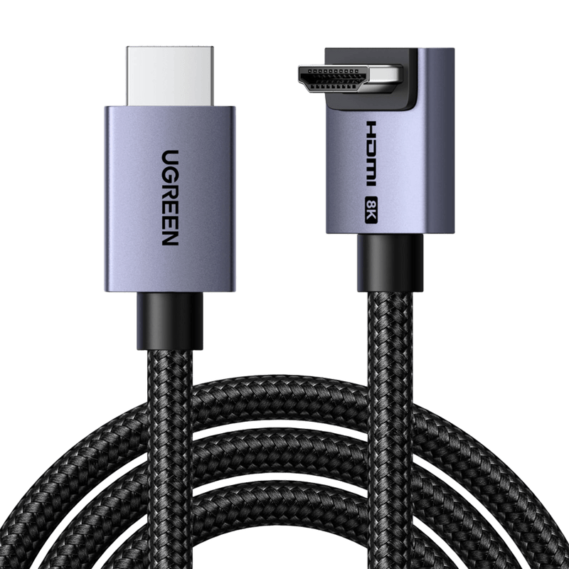 UGREEN HDMI-2.1-Kabel mit 90-Grad-Winkel (8K 60Hz, 48 Gbps)
