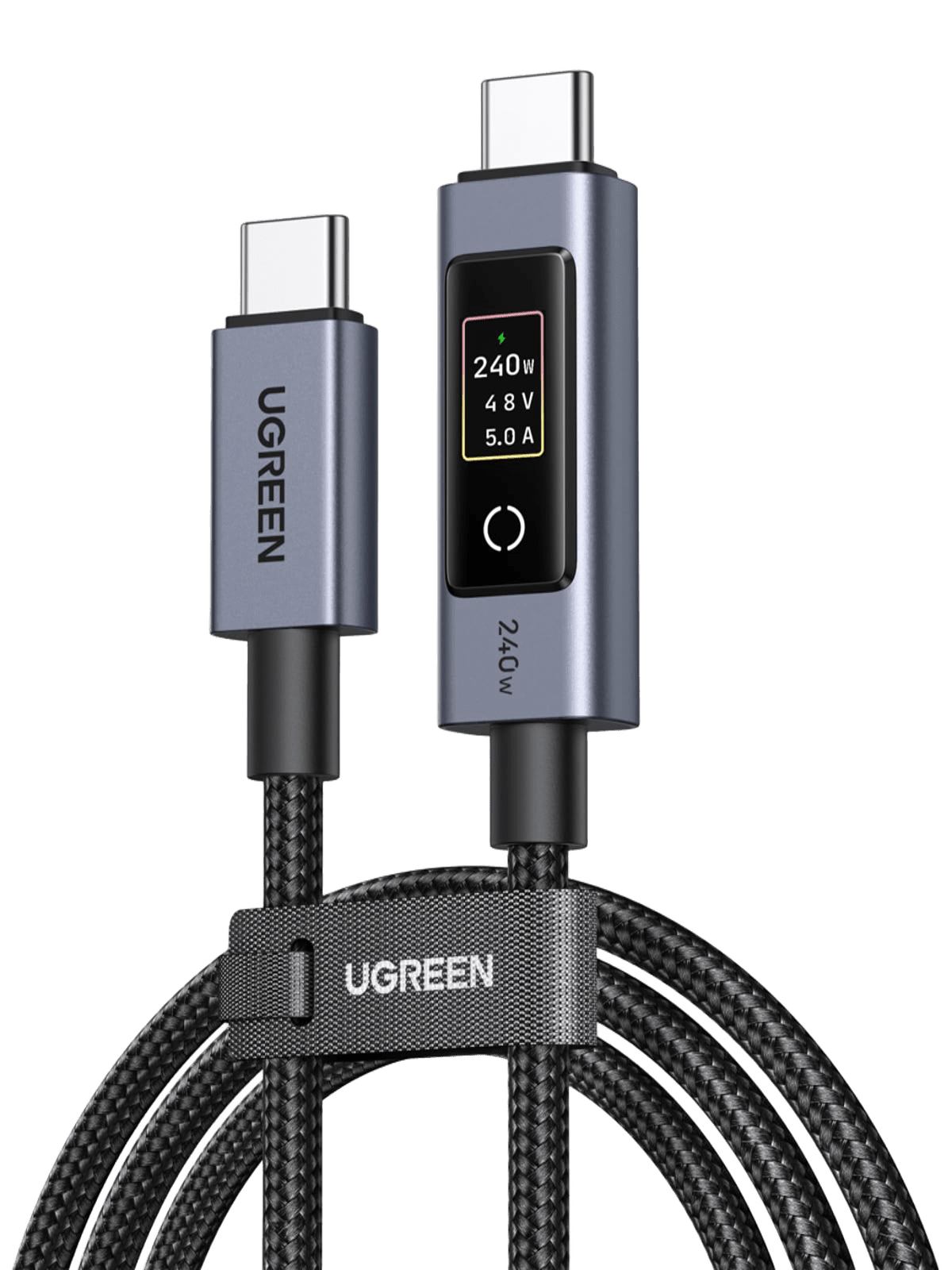 UGREEN Nexode Smart-Display-USB-C-Kabel (240 W, PD 3.1, 1 m / 2 m)