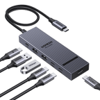 UGREEN Revodok Pro 6 - in - 1 USB - C - Hub (10 Gbps, 4K 60Hz, 100W PD) - Hub