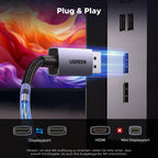 UGREEN 16K Displayport Kabel 2.1 16K 10K 60Hz 8K 120Hz 4K 240Hz 165Hz (5M)