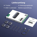 UGREEN FineTrack Duo 2 GPS Tracker für iOS & Android mit USB C Laden