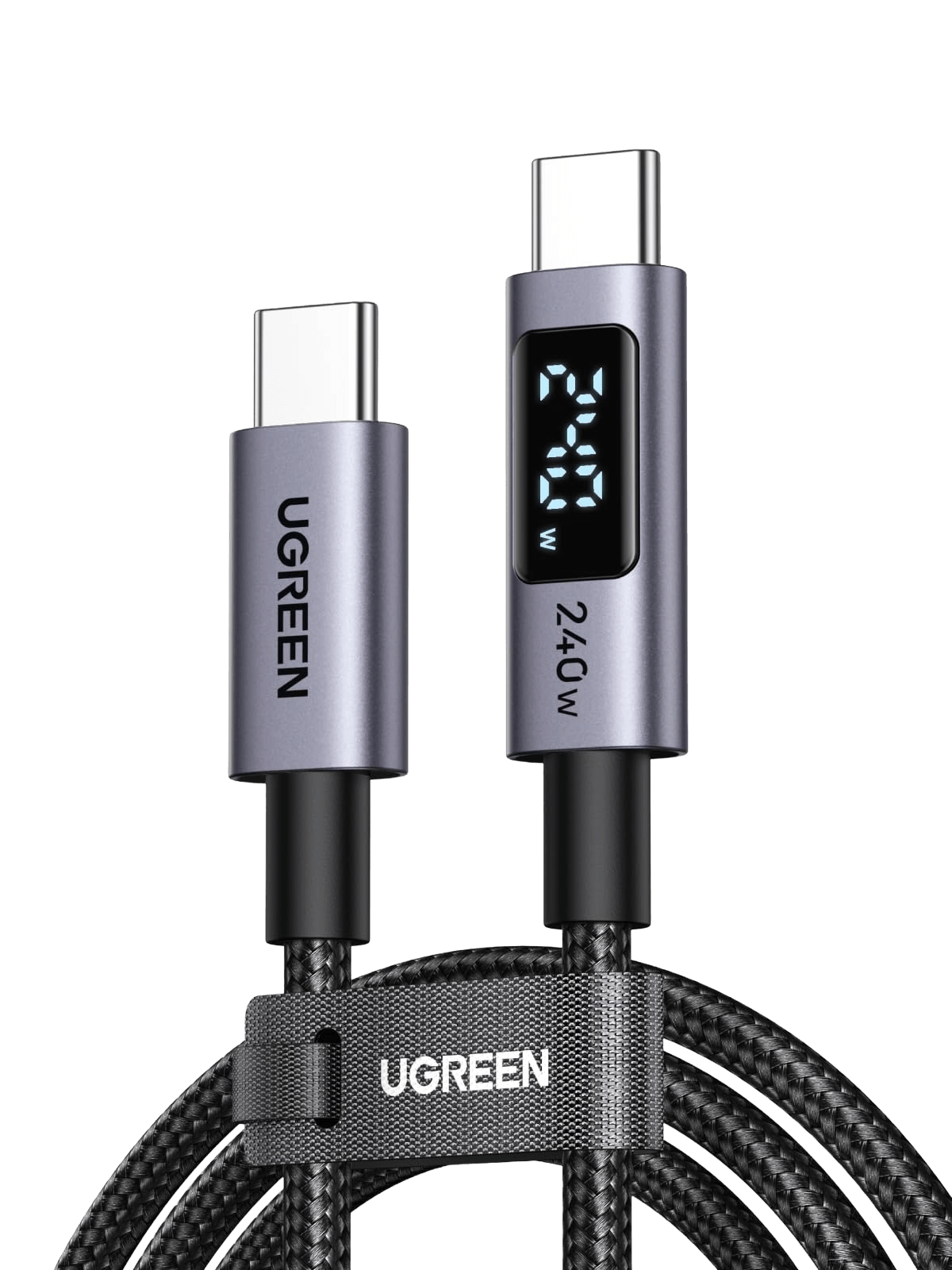 UGREEN USB-C Kabel (240W, Digital Display, E-Marker Chip)