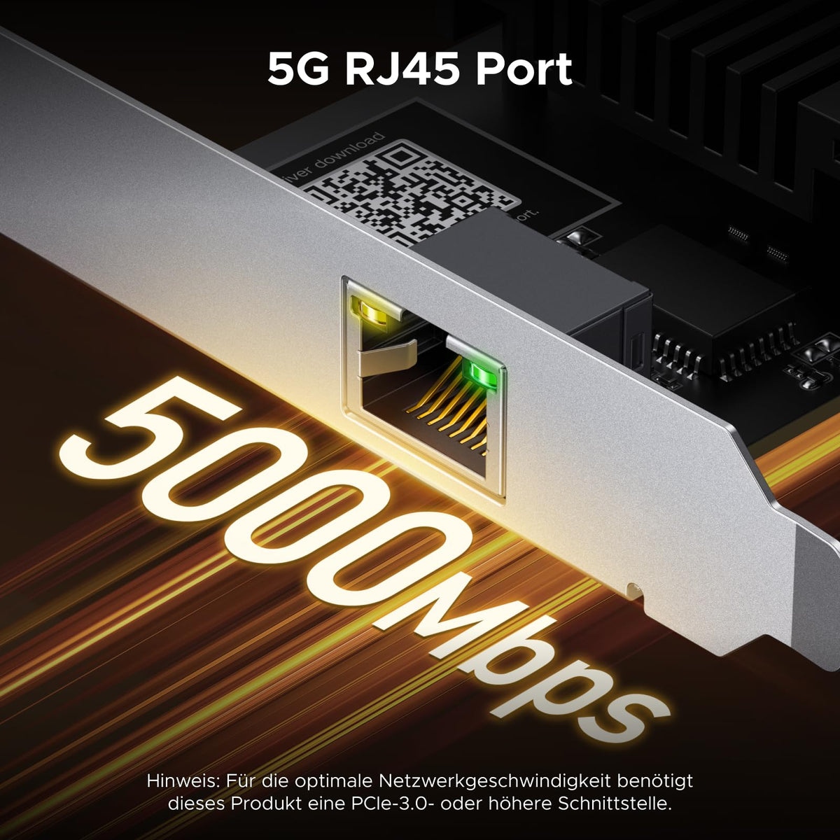 UGREEN PCIe Netzwerkkarte 5Gbps Netzwerkkarte PC