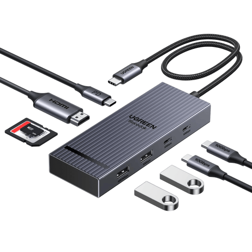 UGREEN Revodok Pro USB-C Hub (8-in-1, 10Gbps, 4K60Hz)