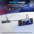UGREEN Revodok Pro USB-C 3.2 Hub (10 Gbps HDMI 4K@60Hz) - 4K@60Hz Anzeige