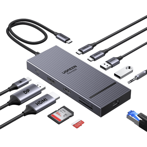UGREEN Revodok Pro Dockingstation (11-in-1, 10Gbps, 100W)