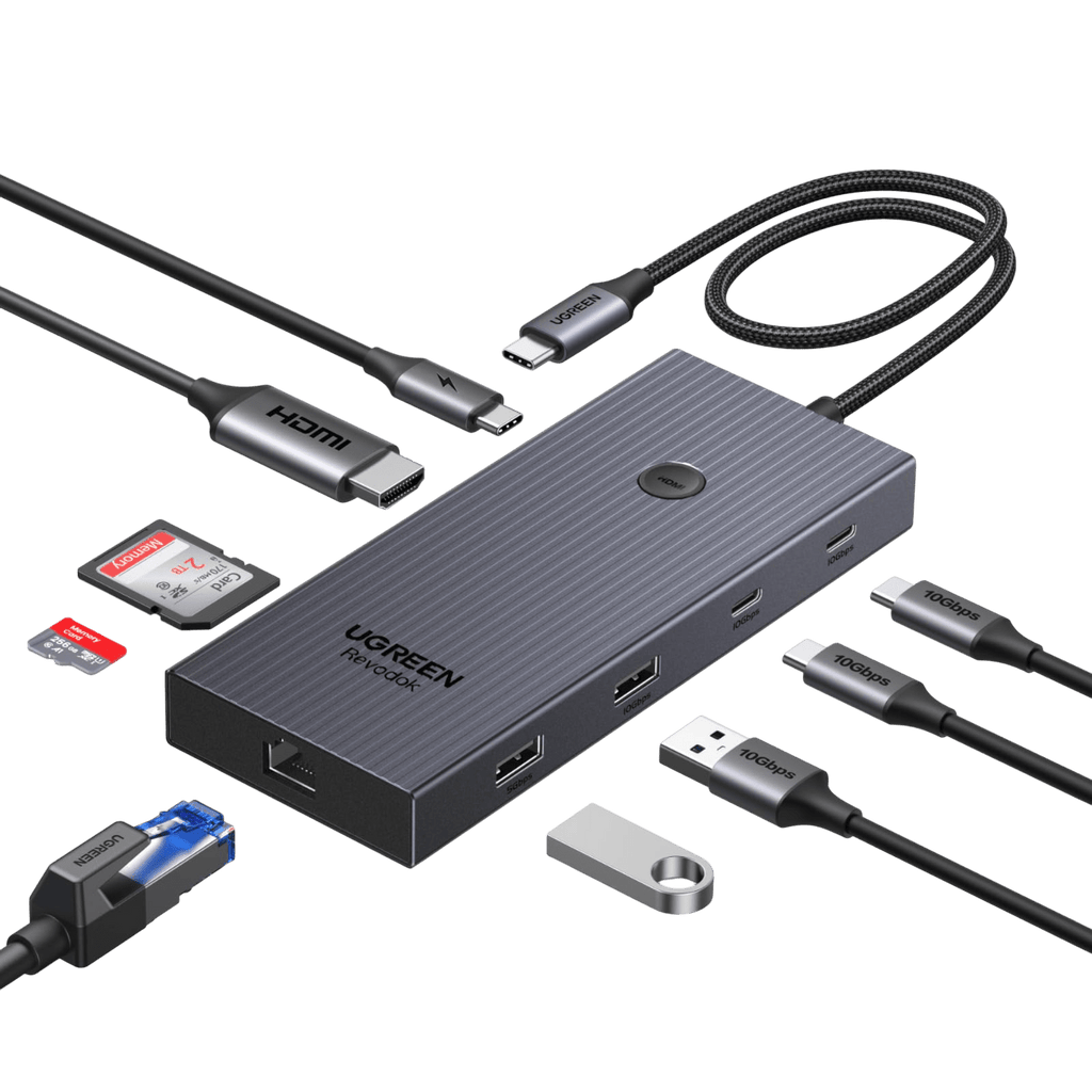 UGREEN Revodok Pro 9 in 1 USB C Hub - 