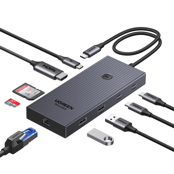 UGREEN Revodok Pro 9 in 1 USB C Hub - 