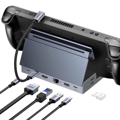 UGREEN Steam Deck 9-in-1 Dockingstation mit verstellbarem Standfuß