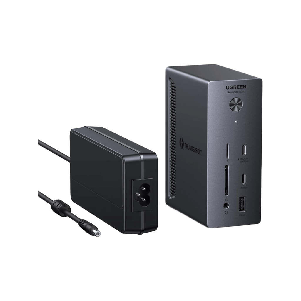 UGREEN Revodok Max 13-in-1 Thunderbolt-4-Dockingstation (40 Gbps, 8K, Dual 4K 60Hz, 96W PD)