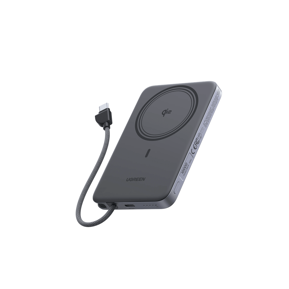 UGREEN MagFlow Air magnetische Powerbank (10000 mAh, Qi2 15W)