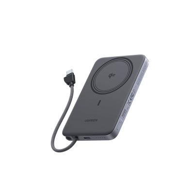 UGREEN MagFlow Air magnetische Powerbank (10000 mAh, Qi2 15W)