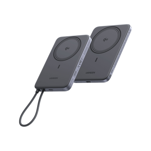 UGREEN MagFlow Air Powerbank-Bundle (10.000 mAh + 5.000 mAh, Qi2 15 W)