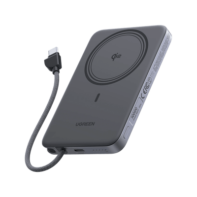 UGREEN MagFlow Air magnetische Powerbank (10000 mAh, Qi2 15W)