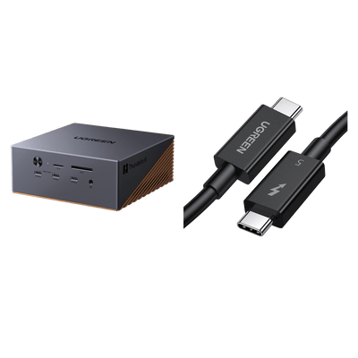 UGREEN Set-Angebot:17-in-1 Thunderbolt™ 5 Dockingstation + 240W USB-C Kabel