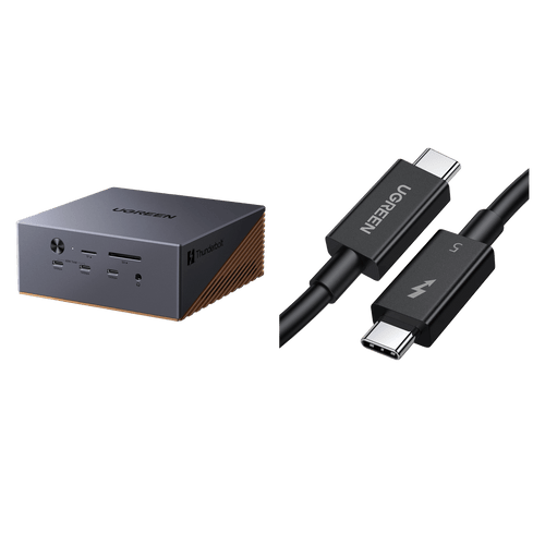 UGREEN Set-Angebot:17-in-1 Thunderbolt™ 5 Dockingstation + 240W USB-C Kabel - Dockingstation